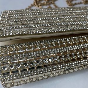 Crystal embellished ALDO evening clutch